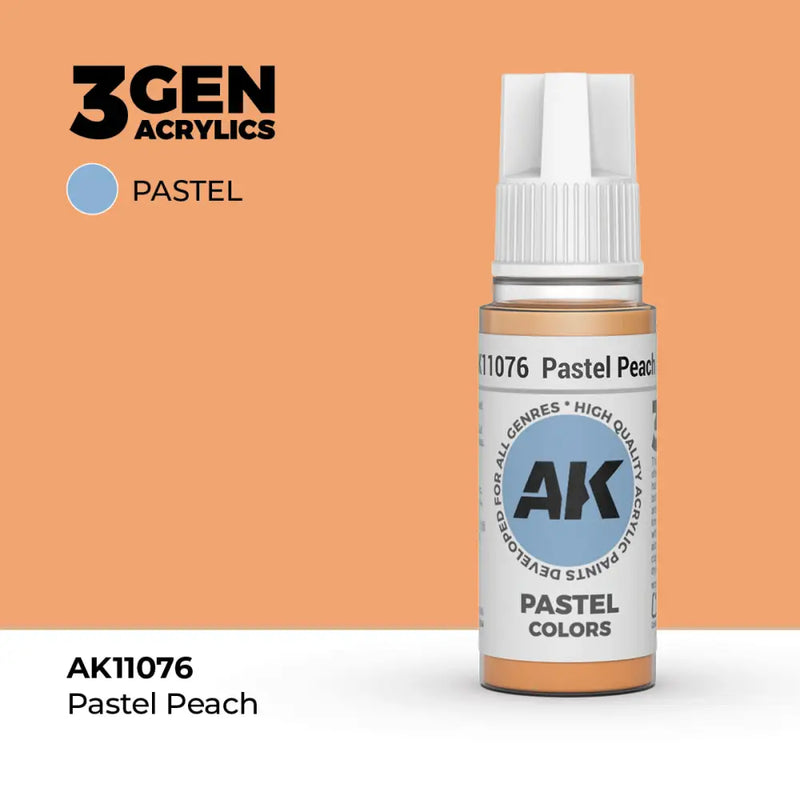 AK Interactive: 3G Acrylic Pastel Peach 17ml - AK Interactive