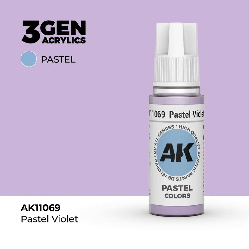 AK Interactive: 3G Acrylic Pastel Violet 17ml - AK Interactive