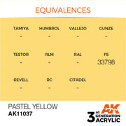 AK Interactive: 3G Acrylic Pastel Yellow 17ml (Preorder) - Vallejo