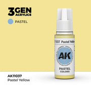 AK Interactive: 3G Acrylic Pastel Yellow 17ml (Preorder) - Vallejo