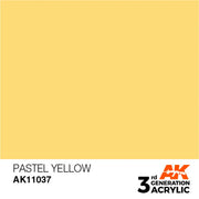 AK Interactive: 3G Acrylic Pastel Yellow 17ml (Preorder) - Vallejo