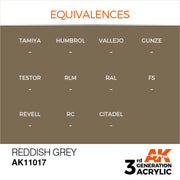 AK Interactive: 3G Acrylic Reddish Grey 17ml - AK Interactive