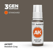 AK Interactive: 3G Acrylic Reddish Grey 17ml - AK Interactive