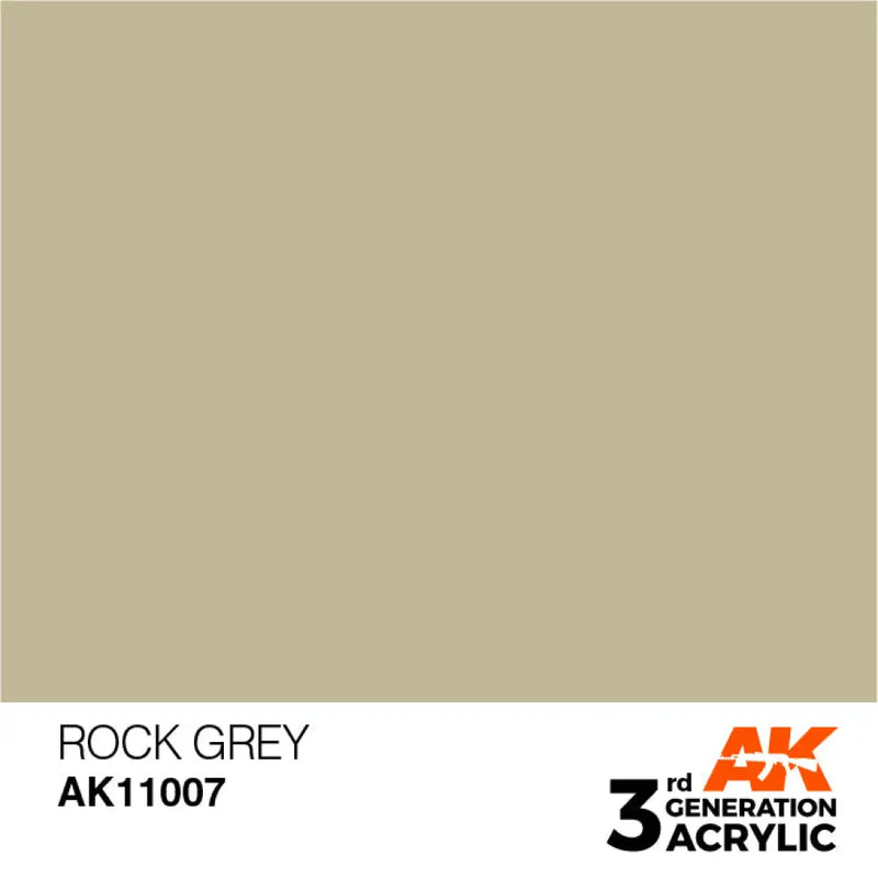 AK Interactive: 3G Acrylic Rock Grey 17ml - AK Interactive