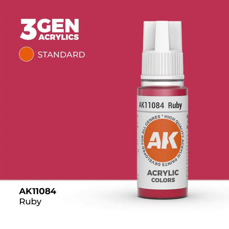 AK Interactive: 3G Acrylic Ruby 17ml - AK Interactive