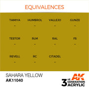 AK Interactive: 3G Acrylic Sahara Yellow 17ml - AK Interactive