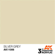 AK Interactive: 3G Acrylic Silver Grey 17ml - AK Interactive