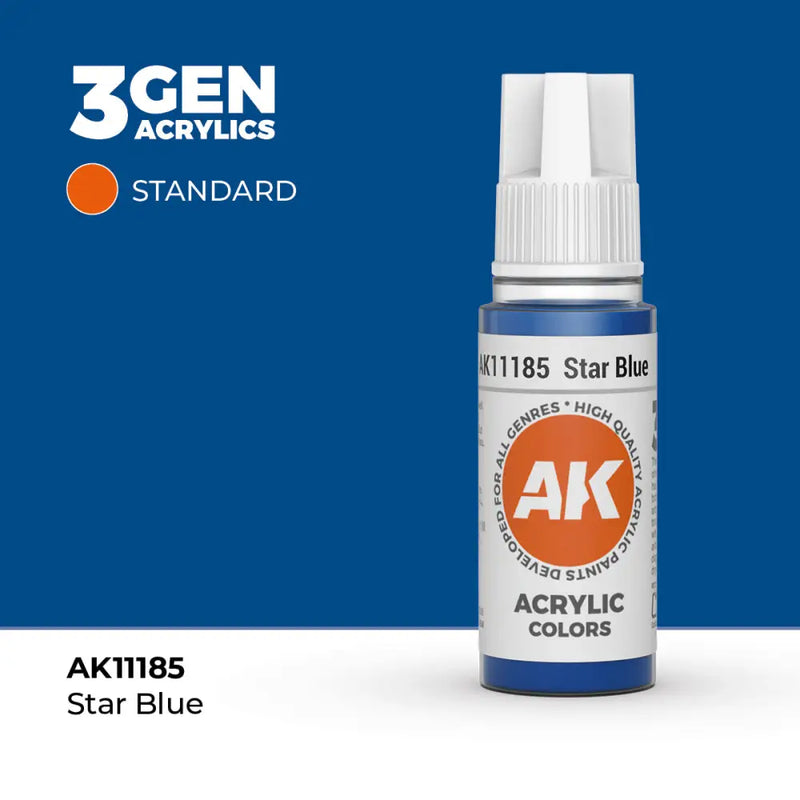 AK Interactive: 3G Acrylic Star Blue 17ml - AK Interactive