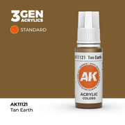 AK Interactive: 3G Acrylic Tan Earth 17ml - AK Interactive
