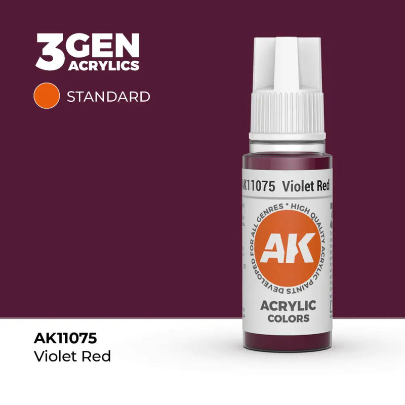 AK Interactive: 3G Acrylic Violet Red 17ml - AK Interactive