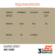 AK Interactive: 3G Acrylic Warm Grey 17ml - AK Interactive