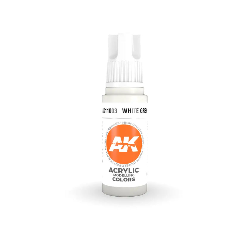 AK Interactive: 3G Acrylic White Grey 17ml - AK Interactive