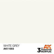 AK Interactive: 3G Acrylic White Grey 17ml - AK Interactive