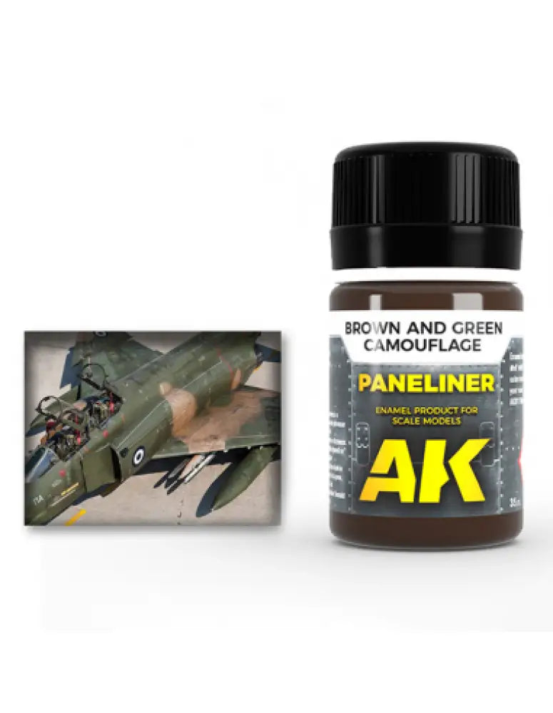 AK Interactive: Brown and Green Camouflage 35ml - AK Interactive