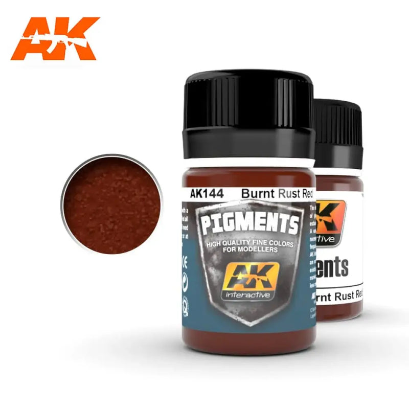 AK Interactive: Brunt Rust Red Pigment 35ml - AK Interactive