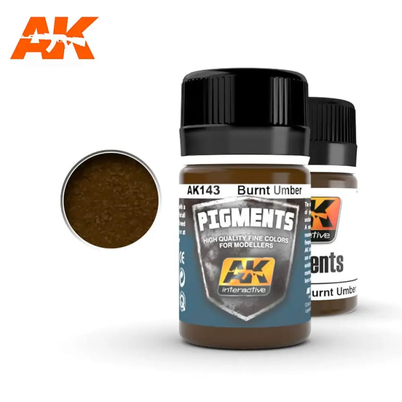 AK Interactive: Burnt Umber Pigment 35ml - AK Interactive
