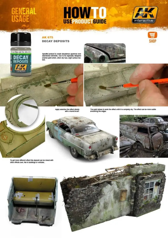 AK Interactive: Decay Deposit For Abandoned Vehicles - AK Interactive