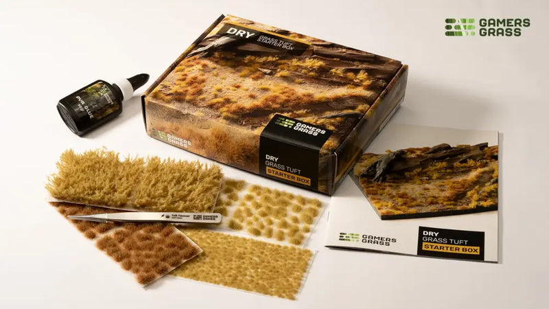 AK Interactive: Gamers Grass Tuft Starter Boxes - Dry Grass - AK Interactive