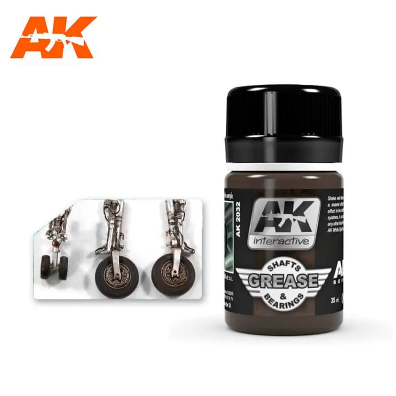 AK Interactive: Grease Shafts & Bearings 35ml - AK Interactive
