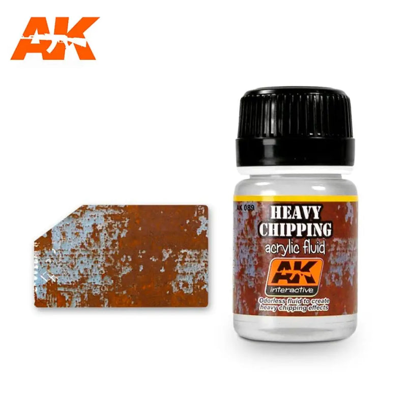 AK Interactive: Heavy Chipping Effects Acrylic Fluid 35ml - AK Interactive