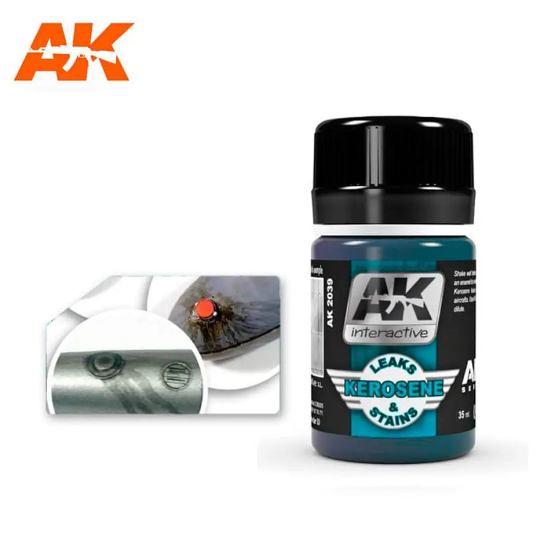 AK Interactive: Kerosene Leaks & Stains 35ml - AK Interactive