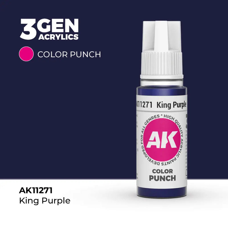 AK Interactive: King Purple Color Punch 17ml - AK Interactive