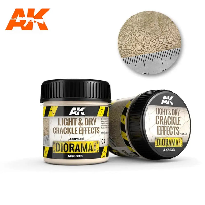 AK Interactive: Light & Dry Crackle Effects 100ml - AK Interactive