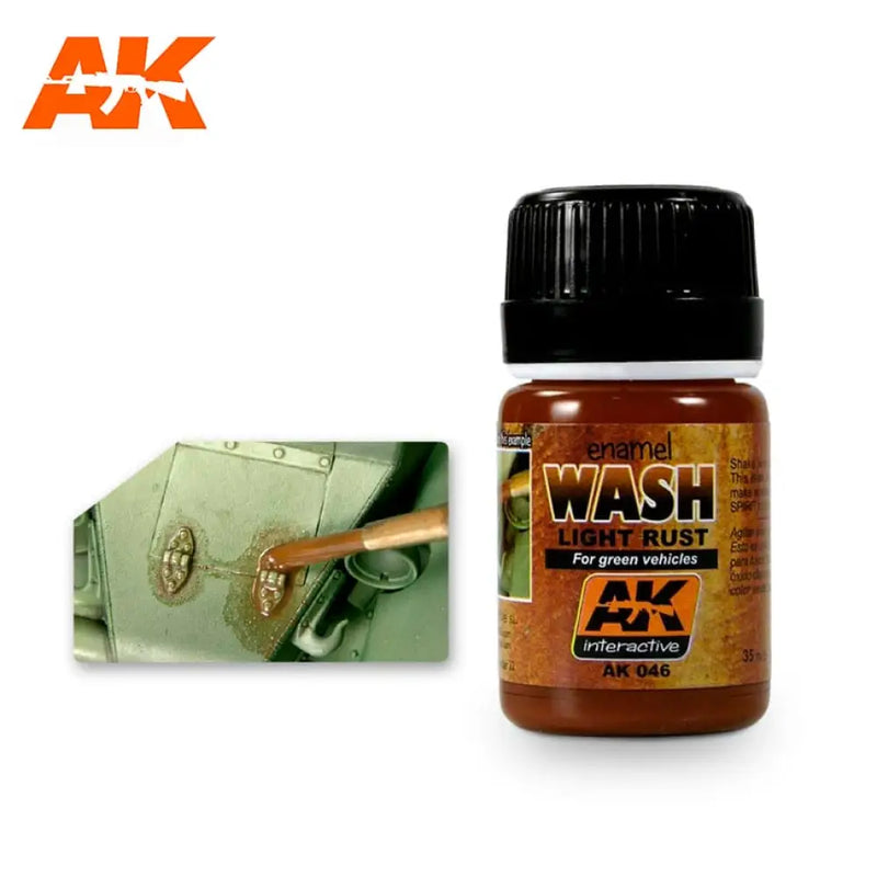 AK Interactive: Light Rust Wash 35ml - AK Interactive