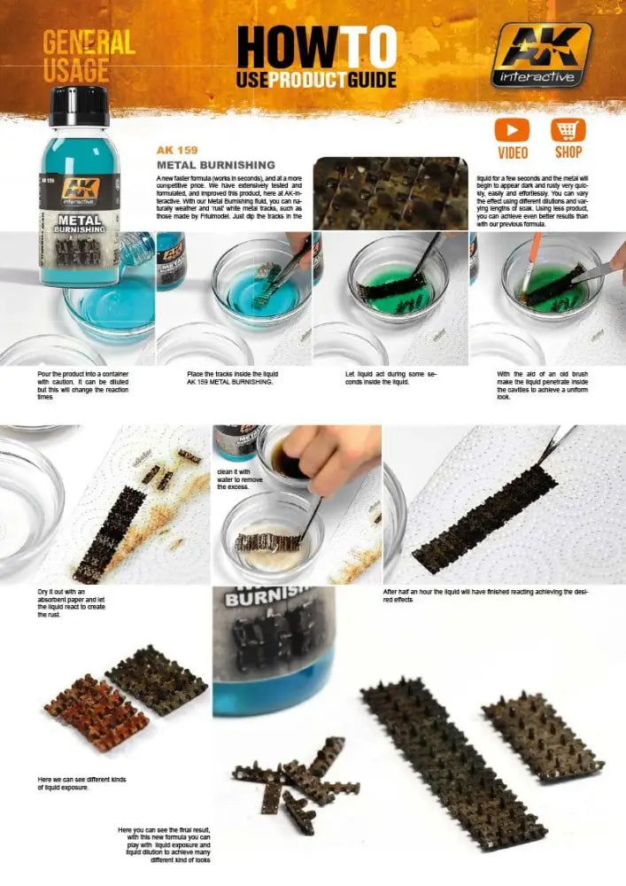 AK Interactive: Metal Burnishing Fluid - AK Interactive