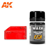 AK Interactive: Neutral Grey For White/Black Wash - AK Interactive