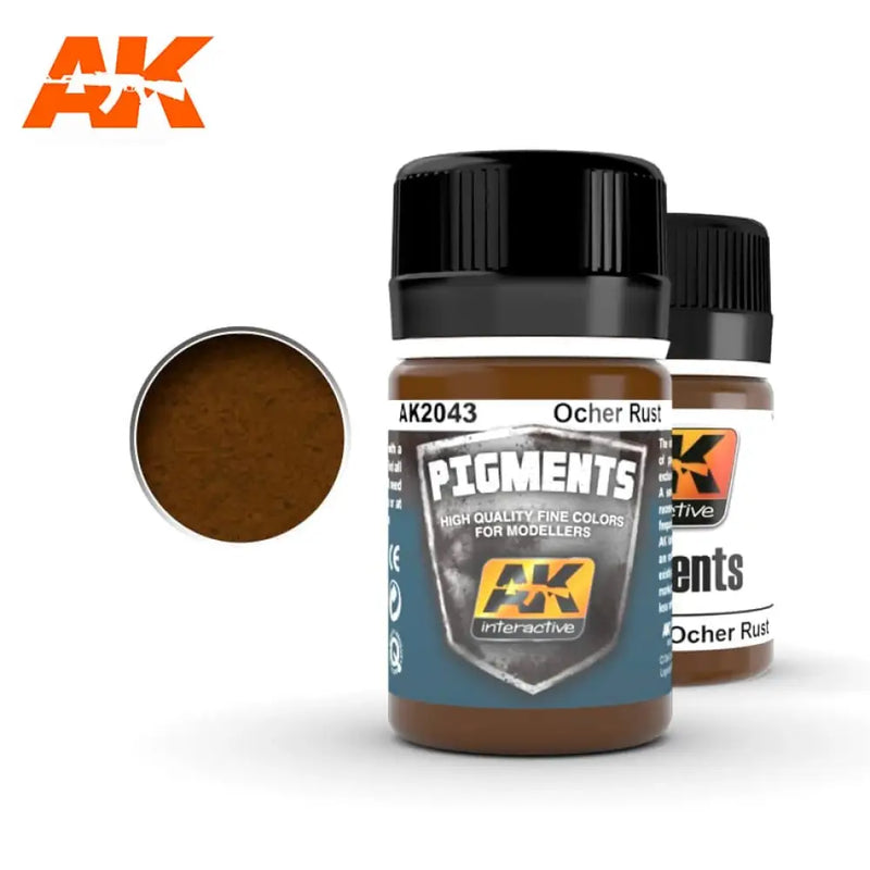 AK Interactive: Ocher Rust Pigment 35ml - AK Interactive