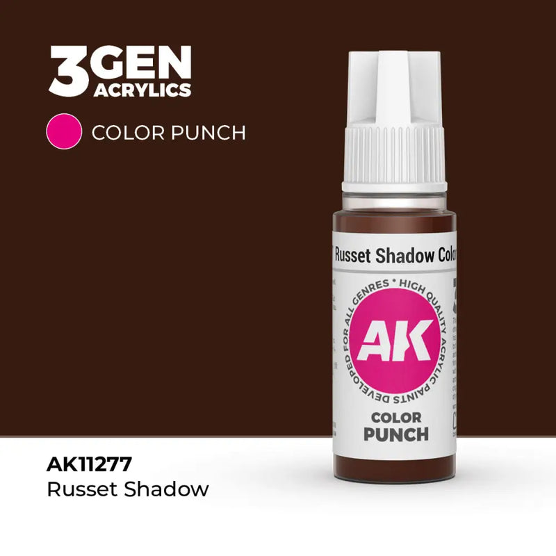 AK Interactive: Russet Shadow Color Punch 17ml - AK Interactive