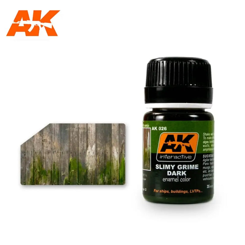 AK Interactive: Slimy Grime Dark 35ml - AK Interactive