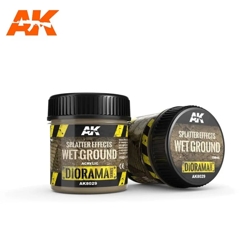 AK Interactive: Splatter Effects Wet Ground 100ml - AK Interactive