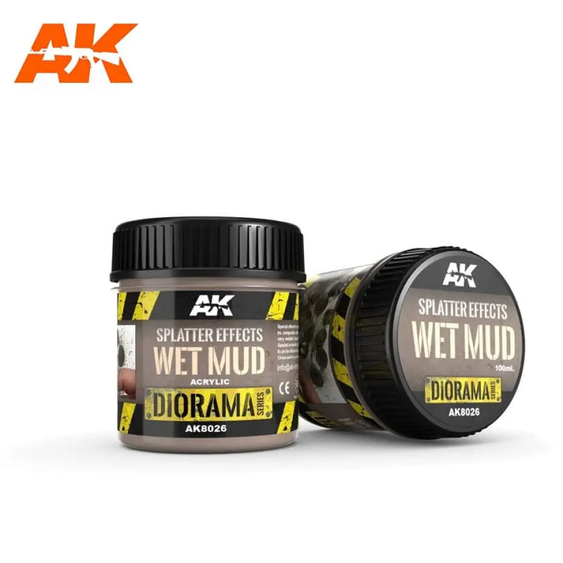 AK Interactive: Splatter Effects Wet Mud 100ml - AK Interactive