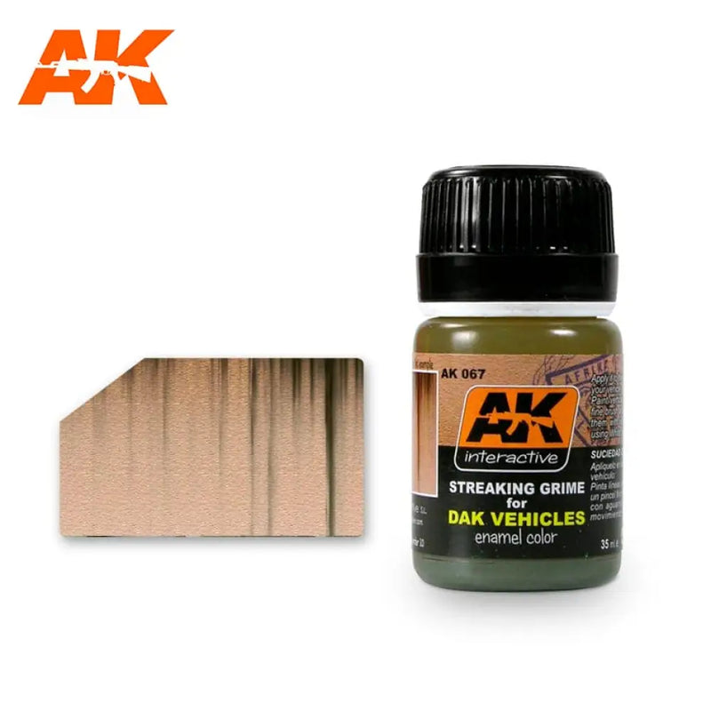 AK Interactive: Streaking Grime For Afrika Korps Vehicles 35ml - AK Interactive