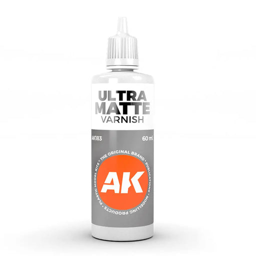 AK Interactive: Ultra Matte Finish Varnish 60ml (Preorder) - Vallejo