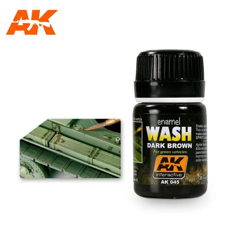 AK Interactive: Wash For Green Vehicles 35ml - AK Interactive
