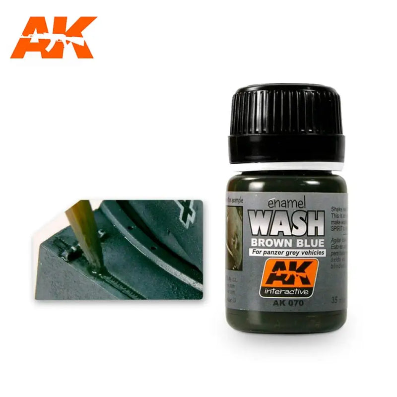 AK Interactive: Wash For Panzer Grey Vehicles 35ml - AK Interactive