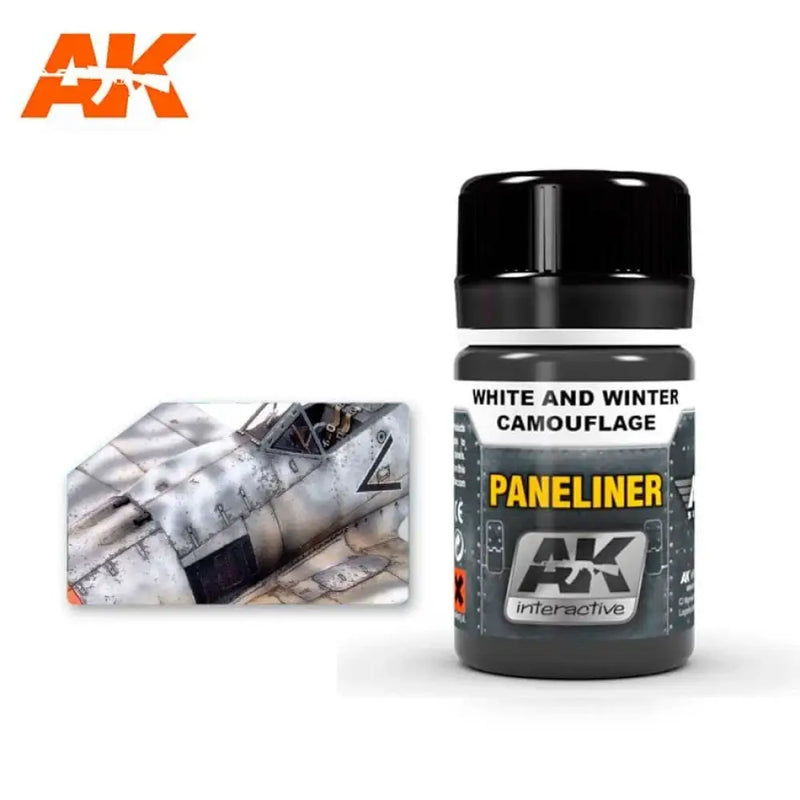 AK Interactive: White and Winter Camouflage 35ml - AK Interactive