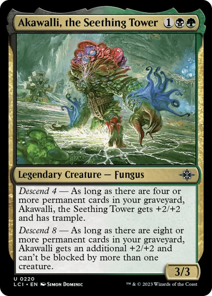 Akawalli the Seething Tower [The Lost Caverns of Ixalan] - MTG Single