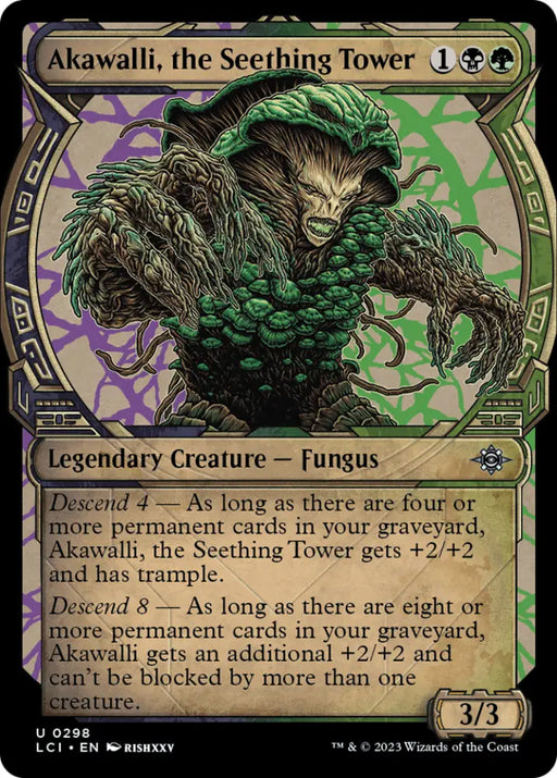 Akawalli the Seething Tower (Showcase) [The Lost Caverns of Ixalan] - MTG Single
