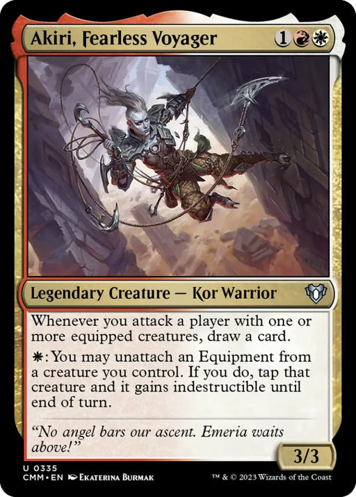 Akiri Fearless Voyager [Commander Masters] - MTG Single