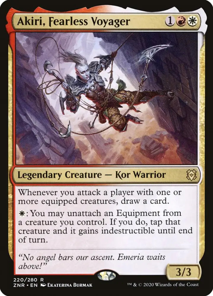 Akiri Fearless Voyager [Zendikar Rising] - MTG Single