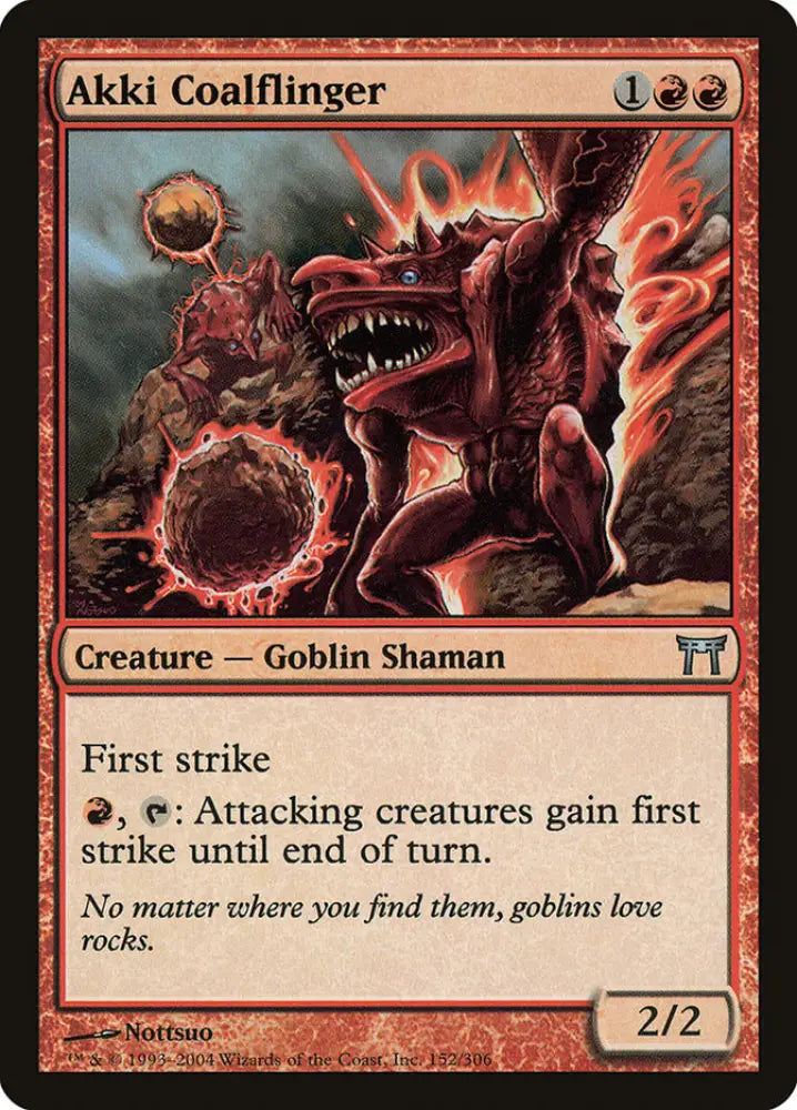 Akki Coalflinger [Champions of Kamigawa] - MTG Single