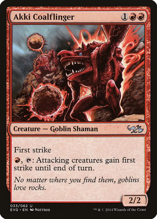 Akki Coalflinger (Elves vs. Goblins) [Duel Decks Anthology] - MTG Single