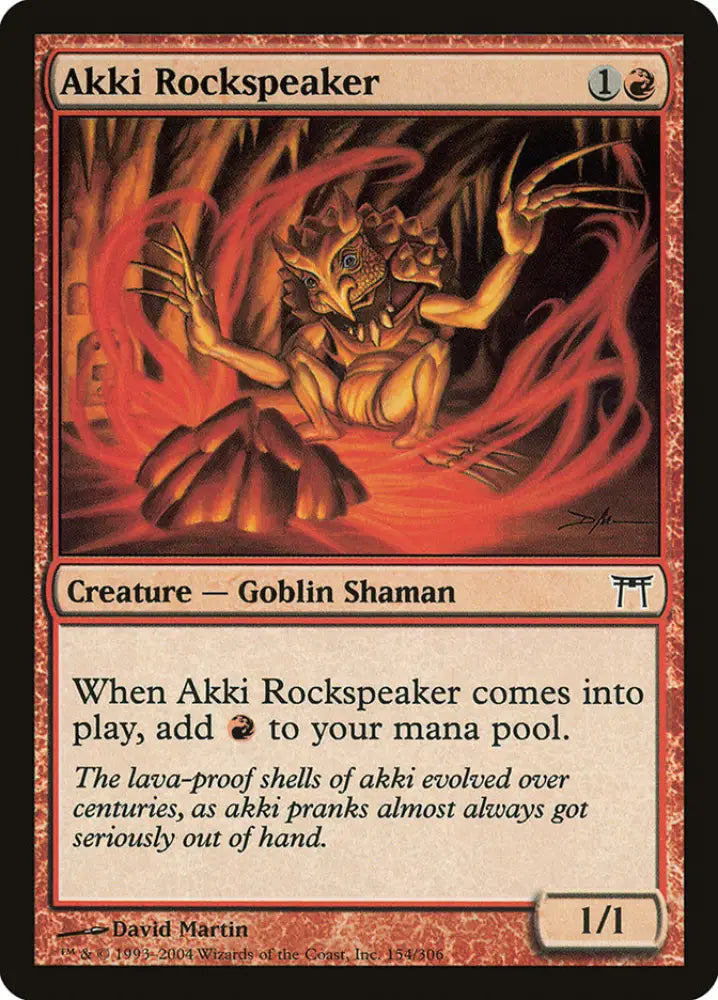 Akki Rockspeaker [Champions of Kamigawa] - MTG Single