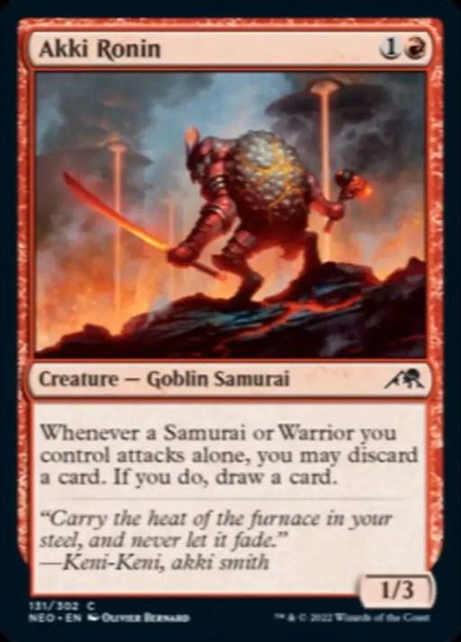 Akki Ronin [Kamigawa: Neon Dynasty] - MTG Single