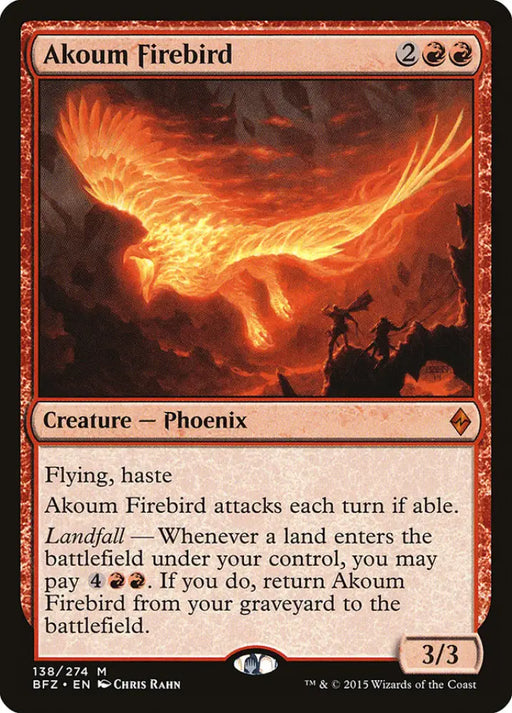 Akoum Firebird [Battle for Zendikar] - MTG Single