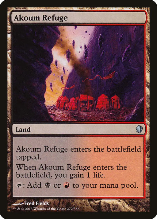 Akoum Refuge [Commander 2013] - MTG Single